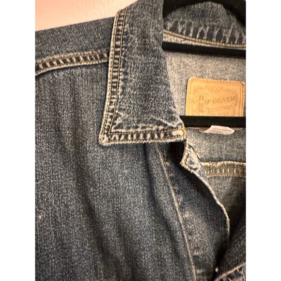 Vintage Gap Denim Jean Jacket 90s Large Style 151021-00-1 - Picture 10 of 16